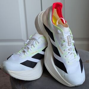 ADIDAS Adizero Adios Pro 4 Black And White Carbon Running Shoes